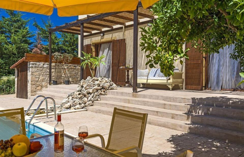 Exclusive Crete Villa Villa Citrus 3 Bedroom Private Pool Rethymnon Astérion Extérieur photo