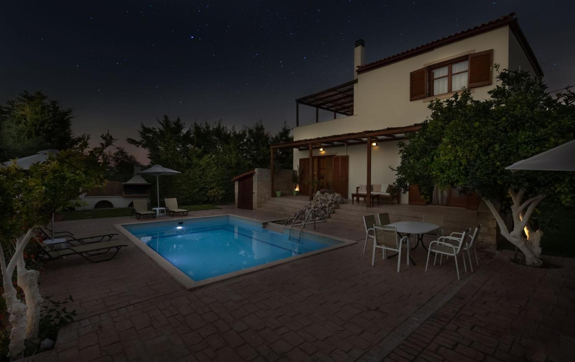 Exclusive Crete Villa Villa Citrus 3 Bedroom Private Pool Rethymnon Astérion Extérieur photo